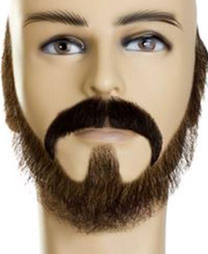  Ziggy Beard & Mustache Set (Human Hair), Facial Hair, CMC - CMCWigs
